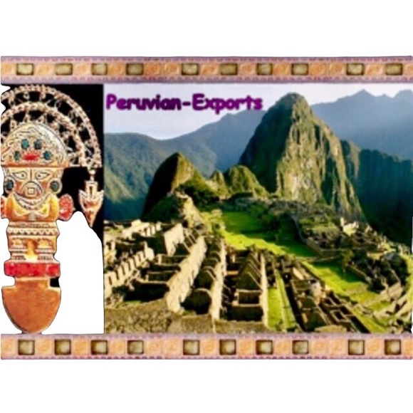 Hand Knit • NWOT Peruvian Fingerless Gloves OS - Picture 8 of 10